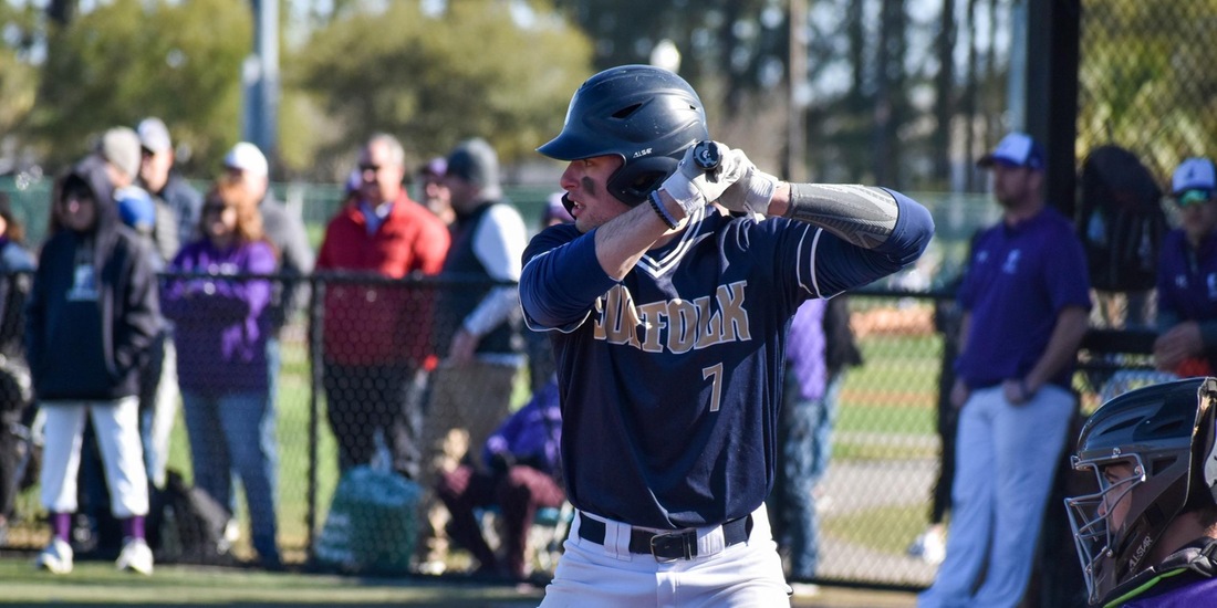UMass Boston Bests Baseball in Game One, 14-2