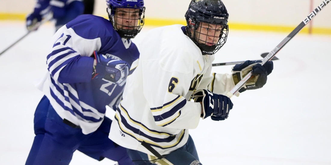 Montgomery Leads Men&rsquo;s Hockey Past Western New England, 3-2