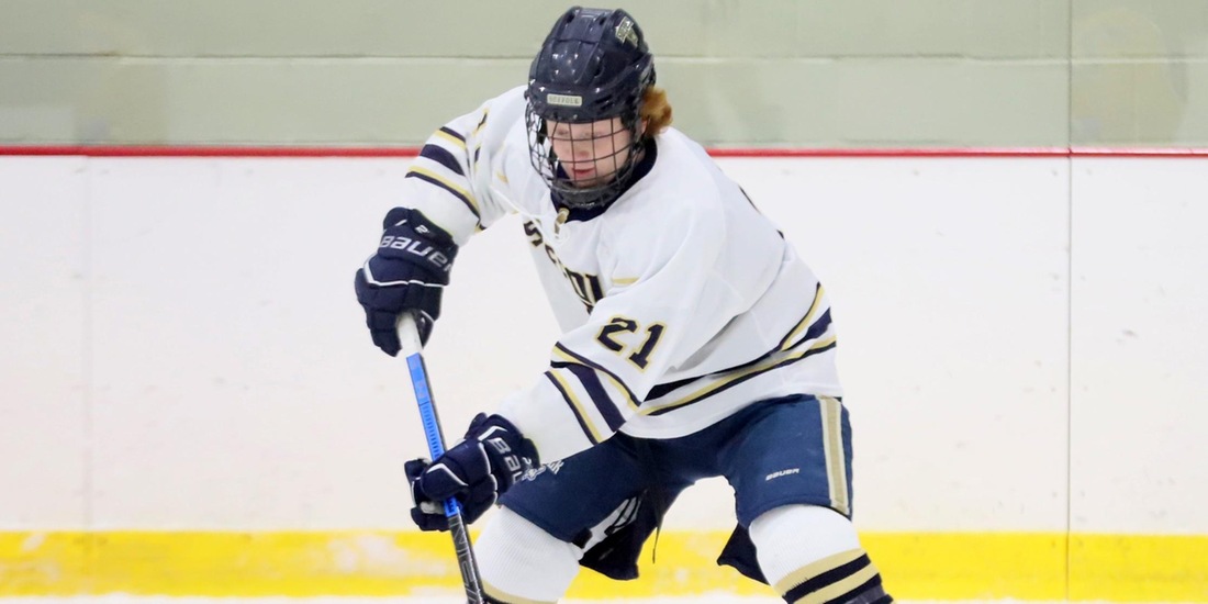 Men&rsquo;s Hockey Ties WNE, 4-4, Wins Shootout