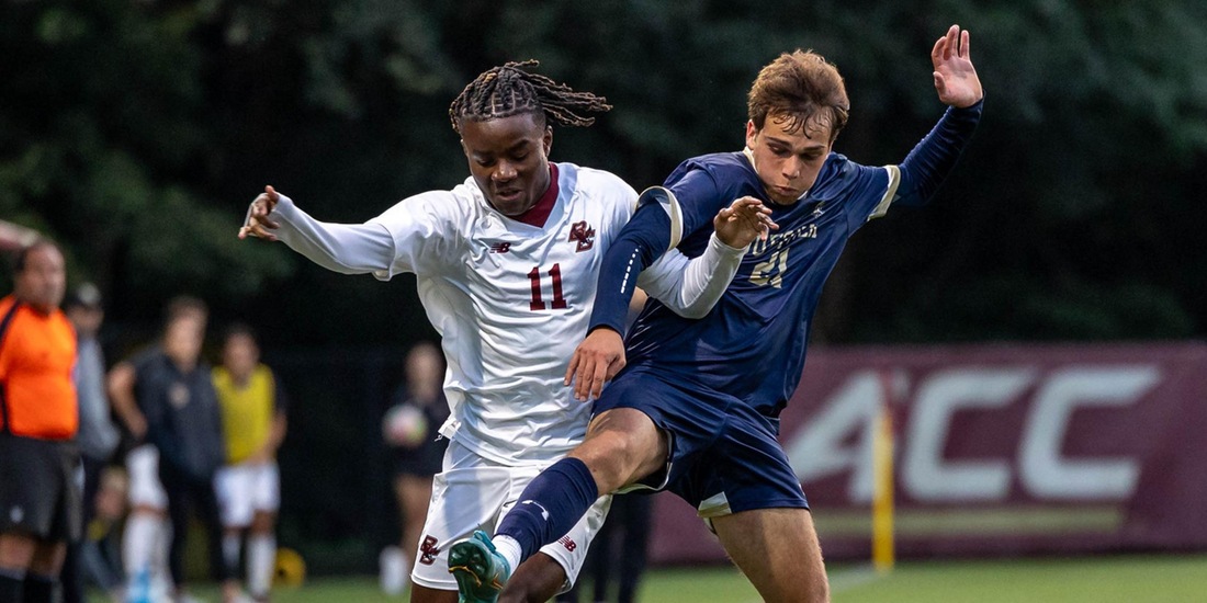Men&rsquo;s Soccer&rsquo;s Streak Ends at Boston College, 2-0