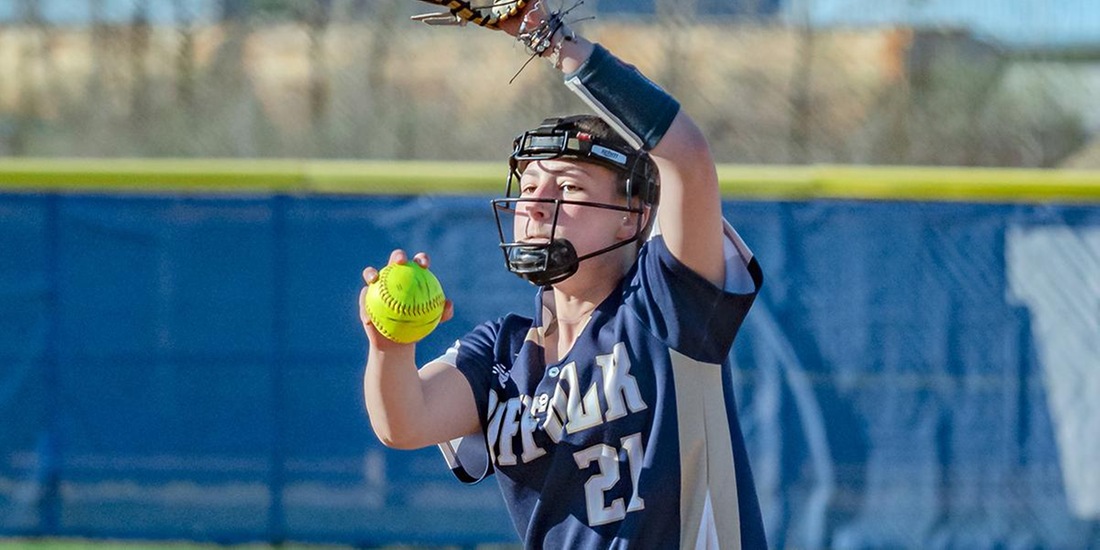 Conley Twirls as Softball Shutouts Salve Regina in Six, 6-0