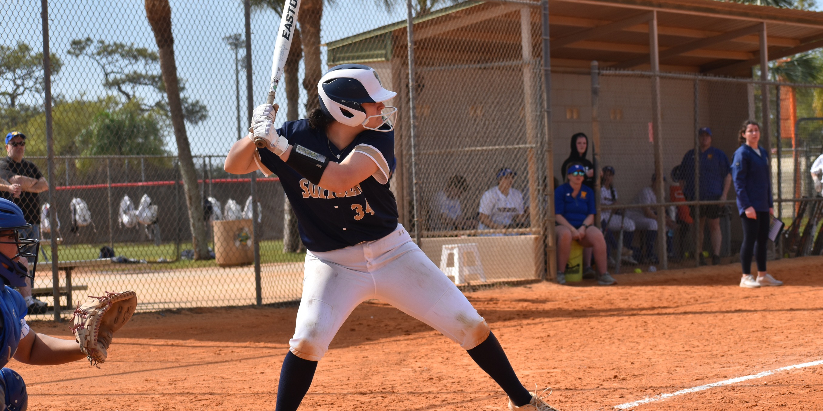 Softball Downs Widener for First Win of Season, 7-3