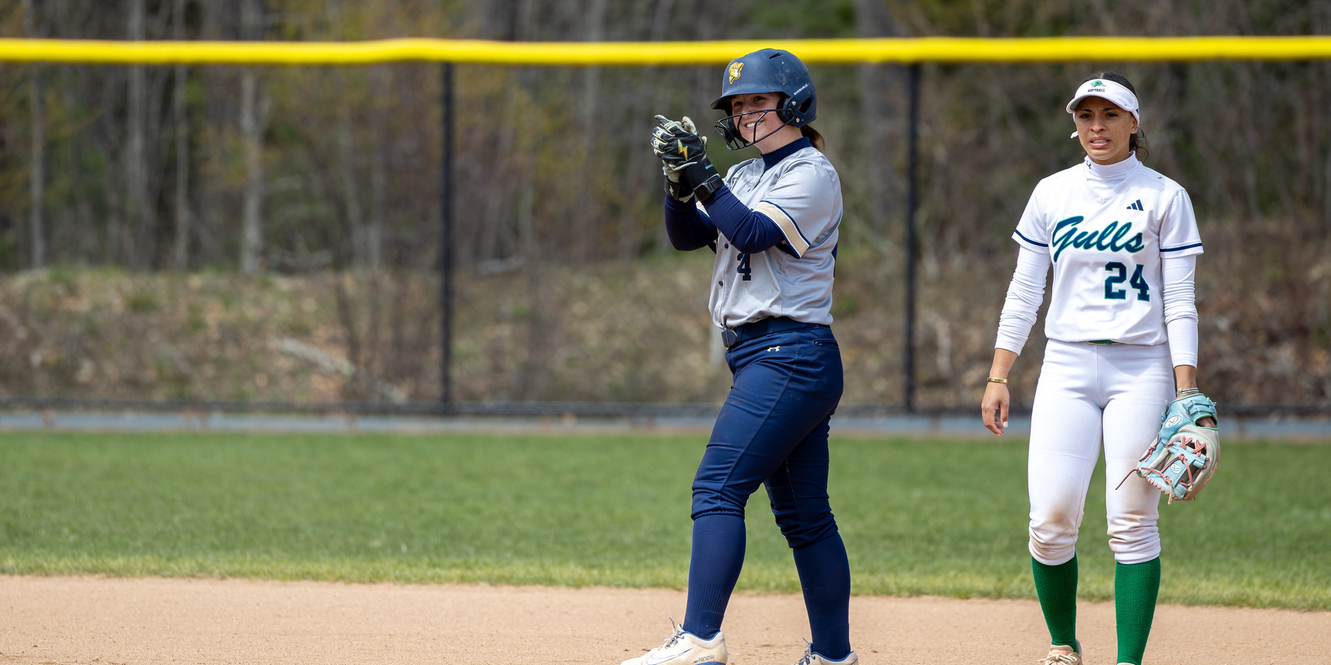 Softball Secures Slipt, Hangs on for 4-3 Nightcap Win at Endicott