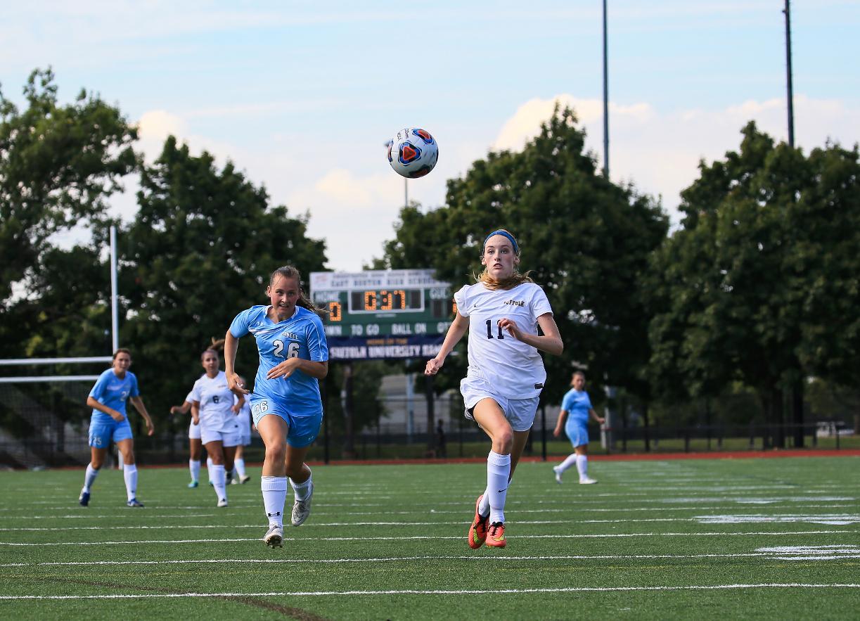 Women's Soccer Nets First Win of Season at Regis, 2-1