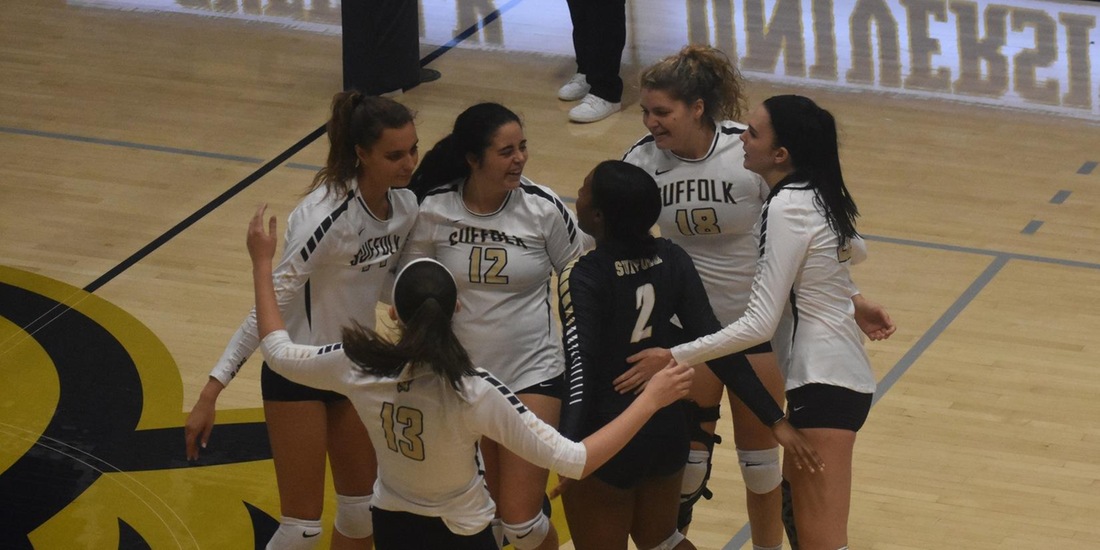 Volleyball Set for Tri-Match at USJ with Rivier